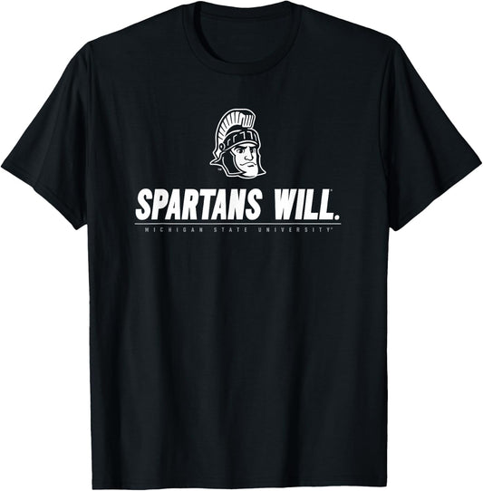 Michigan State MSU Spartans School Spirit T-Shirt - T-Shirt | Black