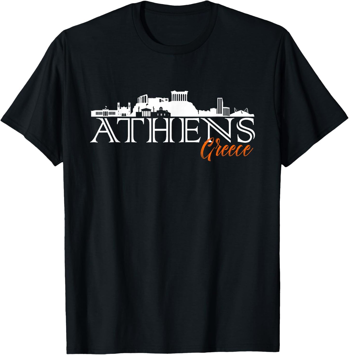 Style Athens Greece City Destination T-Shirt - T-Shirt | Black
