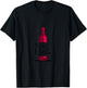 Funny Wine Lover Winery Drinking Women Girls Party Corks Are For Quitters White X-Small Classic Fit Short Sleeve Letter Print T-Shirt - T-Shirt | Black