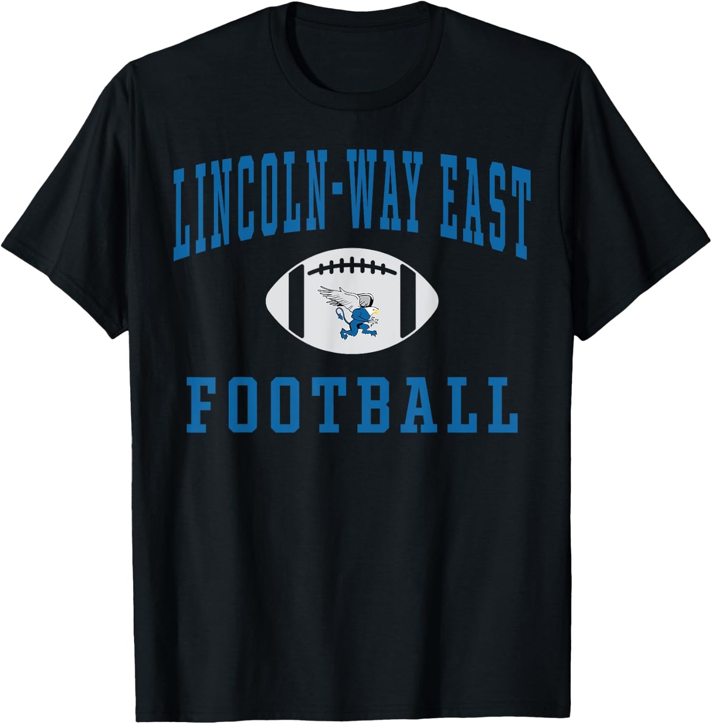 Lincoln-Way East High School Griffins C5 T-Shirt - T-Shirt | Black