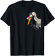 Great Blue Heron Bird With Sunglasses From Side Birder T-Shirt - T-Shirt | Black