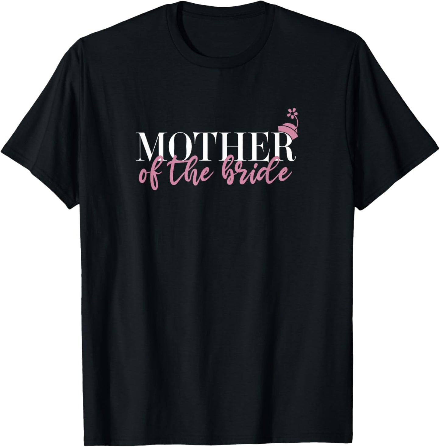 Disney Mickey And Friends Minnie Mouse Mother Of The Bride T-Shirt - T-Shirt | Black