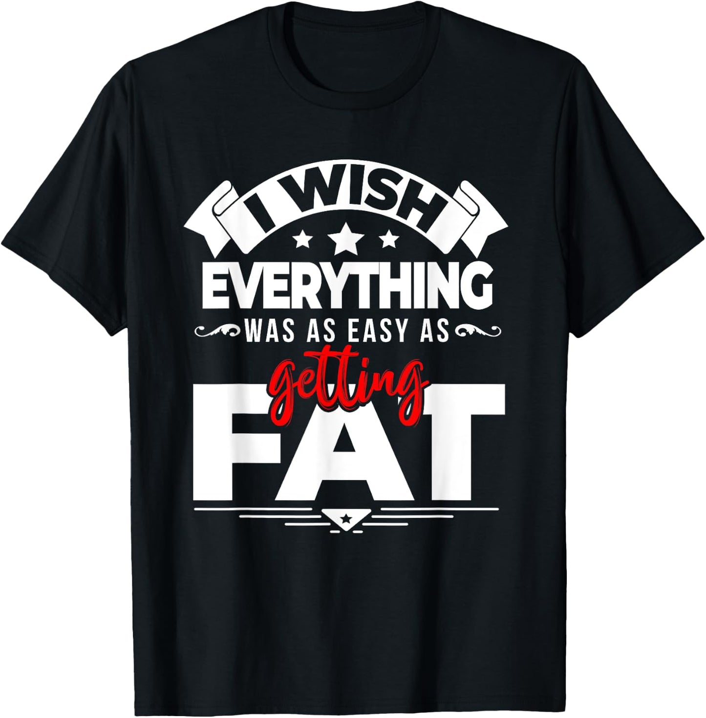 Fat Guy - Workout Shirts Funny - Fitness T-Shirt - T-Shirt | Black