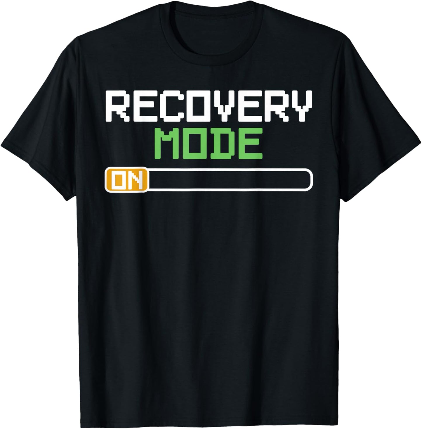 Recovery Mode On Get Well Gifts Funny Injury T-Shirt - T-Shirt | Black