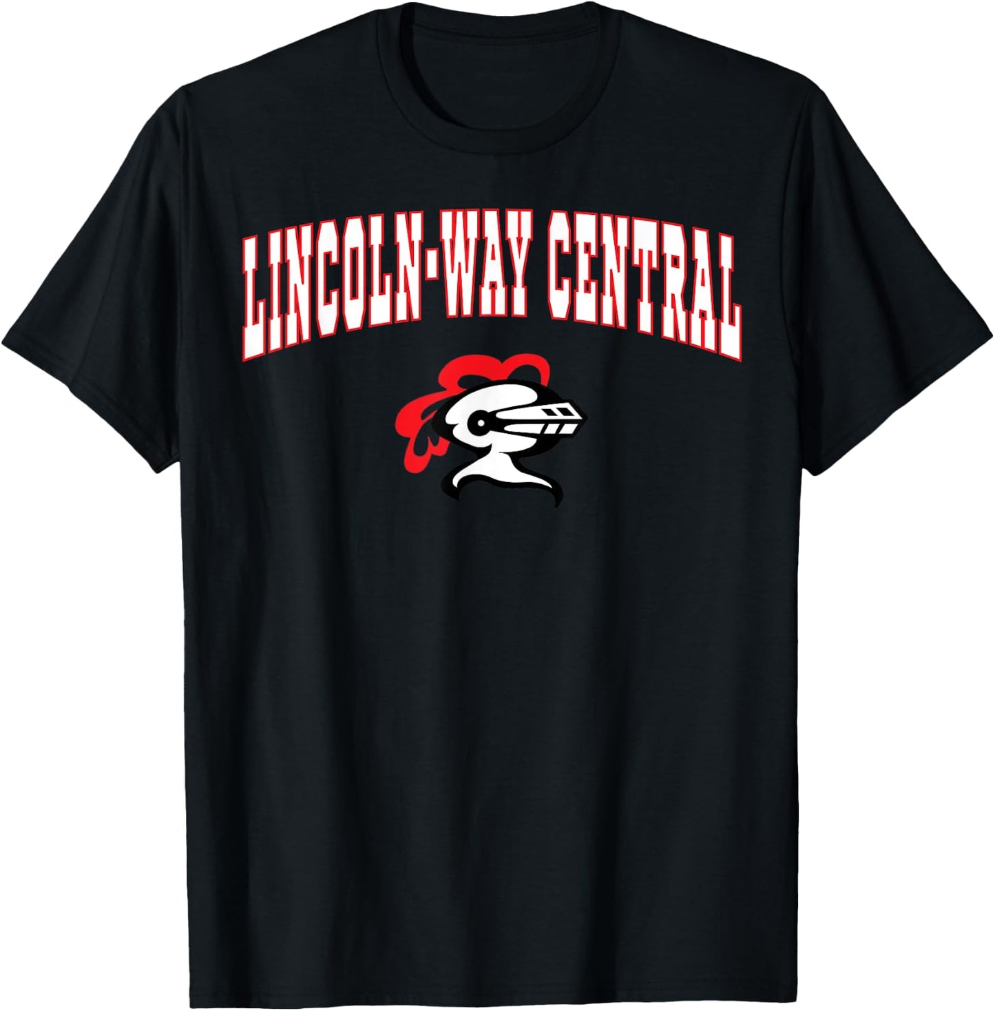 Lincoln-Way Central High School Knights C2 T-Shirt - T-Shirt | Black