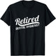Classic Retirement Retro Retired Dental Hygienist T-Shirt - T-Shirt | Black