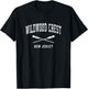Wildwood Crest New Jersey Vintage Nautical Paddles Sports Oa T-Shirt - T-Shirt | Black