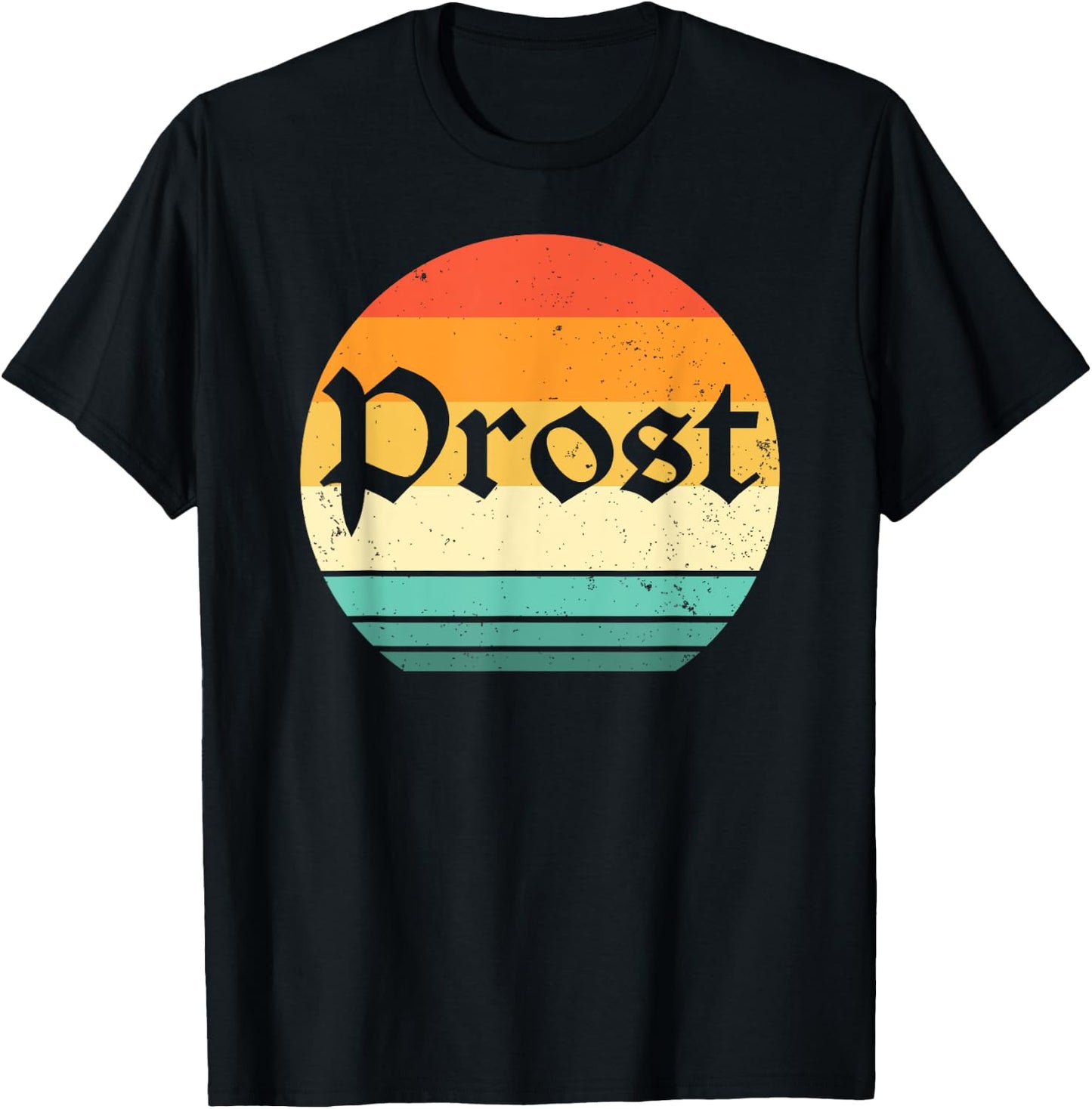 Retro Oktoberfest Shirt Men Kids Women Retro German Prost T-Shirt - T-Shirt | Black