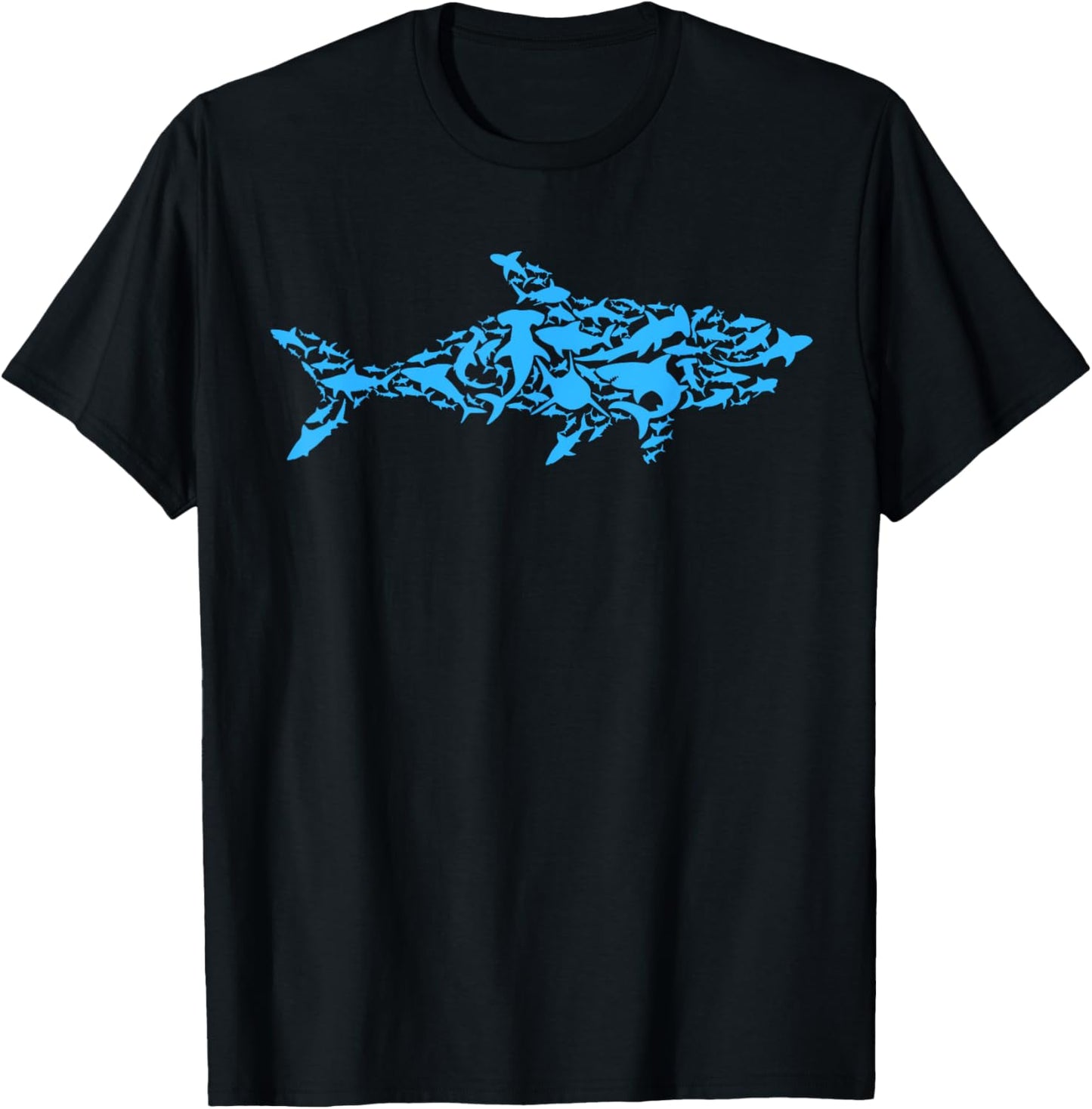 Shark Animal Marine Biology Science Scientist Shark Lover T-Shirt - T-Shirt | Black
