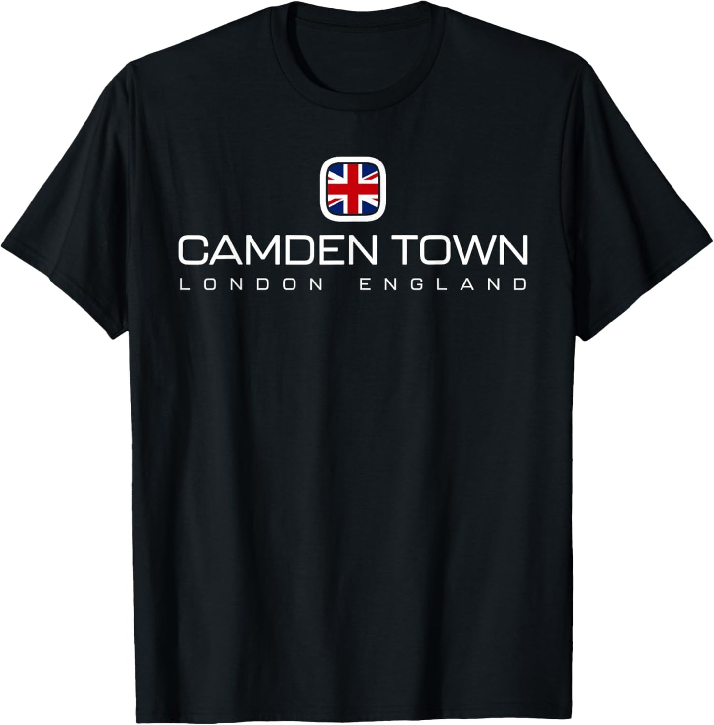 Camden Town - London Neighborhood Modern Design England T-Shirt - T-Shirt | Black