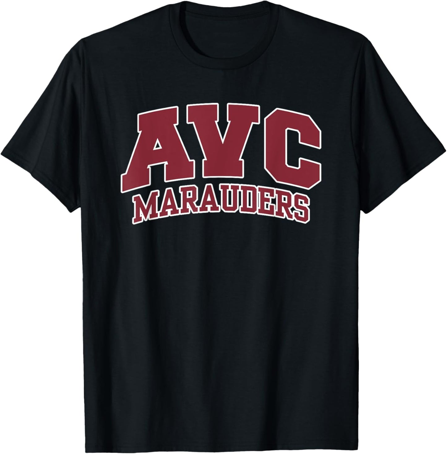 Antelope Valley College AVC Marauders Apparel Sports Fan T-Shirt - T-Shirt | Black