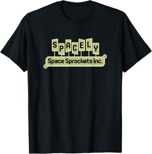 Funny Spacely Sprockets Classic Cartoon T-Shirt - T-Shirt | Black