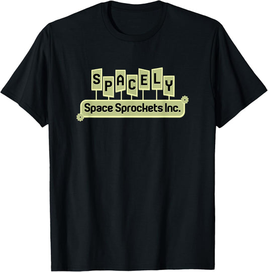 Funny Spacely Sprockets Classic Cartoon T-Shirt - T-Shirt | Black