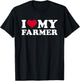 I love my farmer T-Shirt - T-Shirt | Black