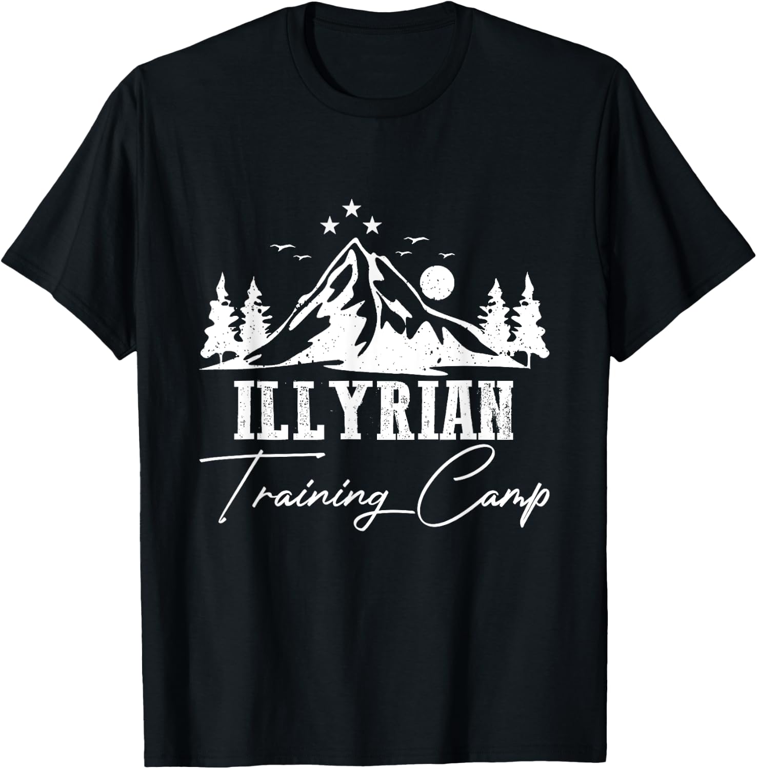 Camping Illyrian Training Camp Lover Summer Vacation T-Shirt - T-Shirt | Black