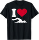 I love swimming T-Shirt - T-Shirt | Black