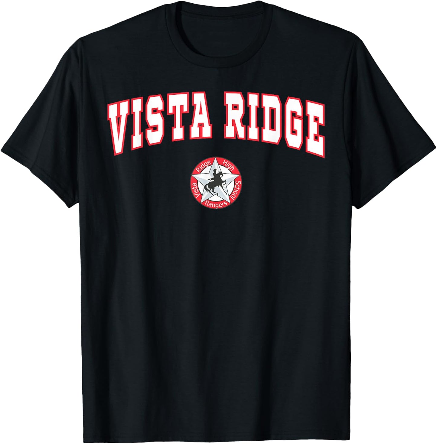 Vista Ridge High School Rangers C2 T-Shirt - T-Shirt | Black