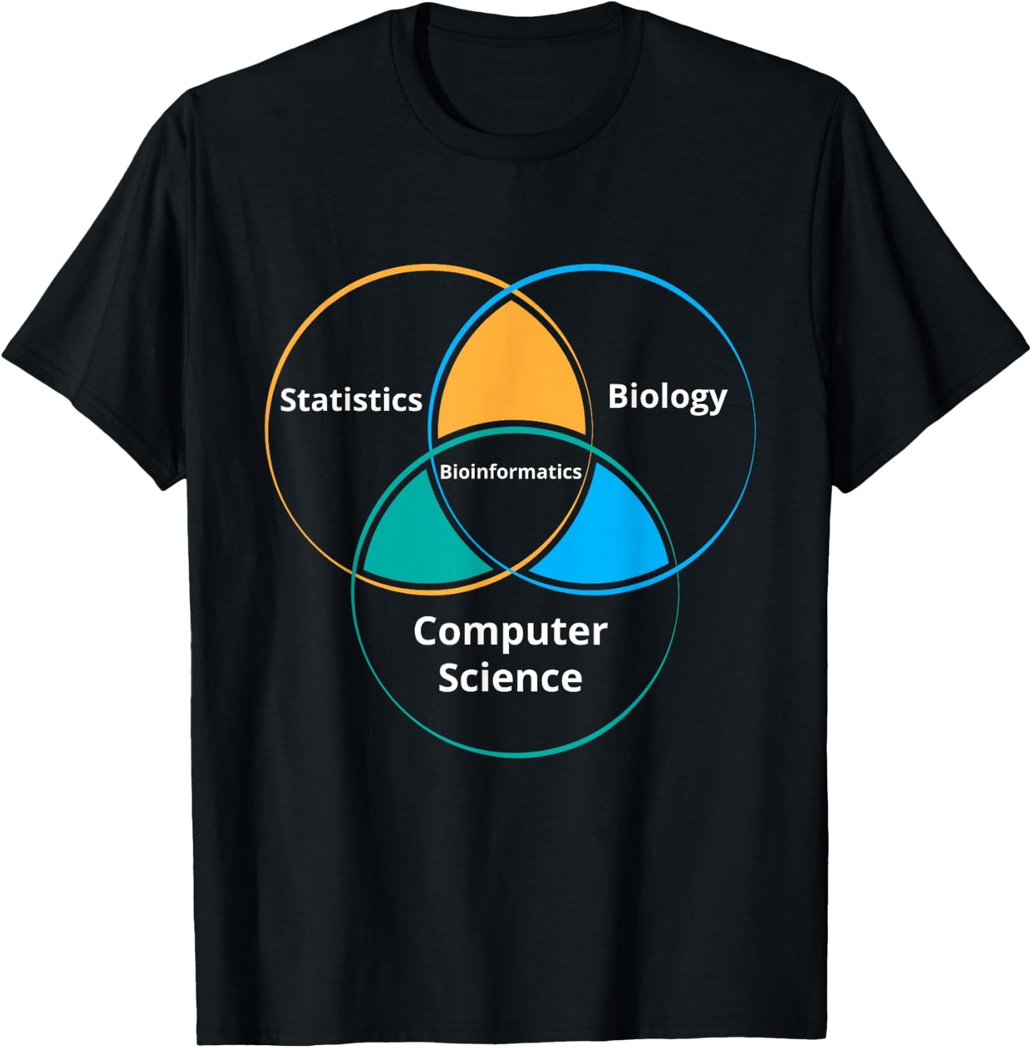 Funny Bioinformatics Biology Science Teacher Gift | Men Women T-Shirt - T-Shirt | Black