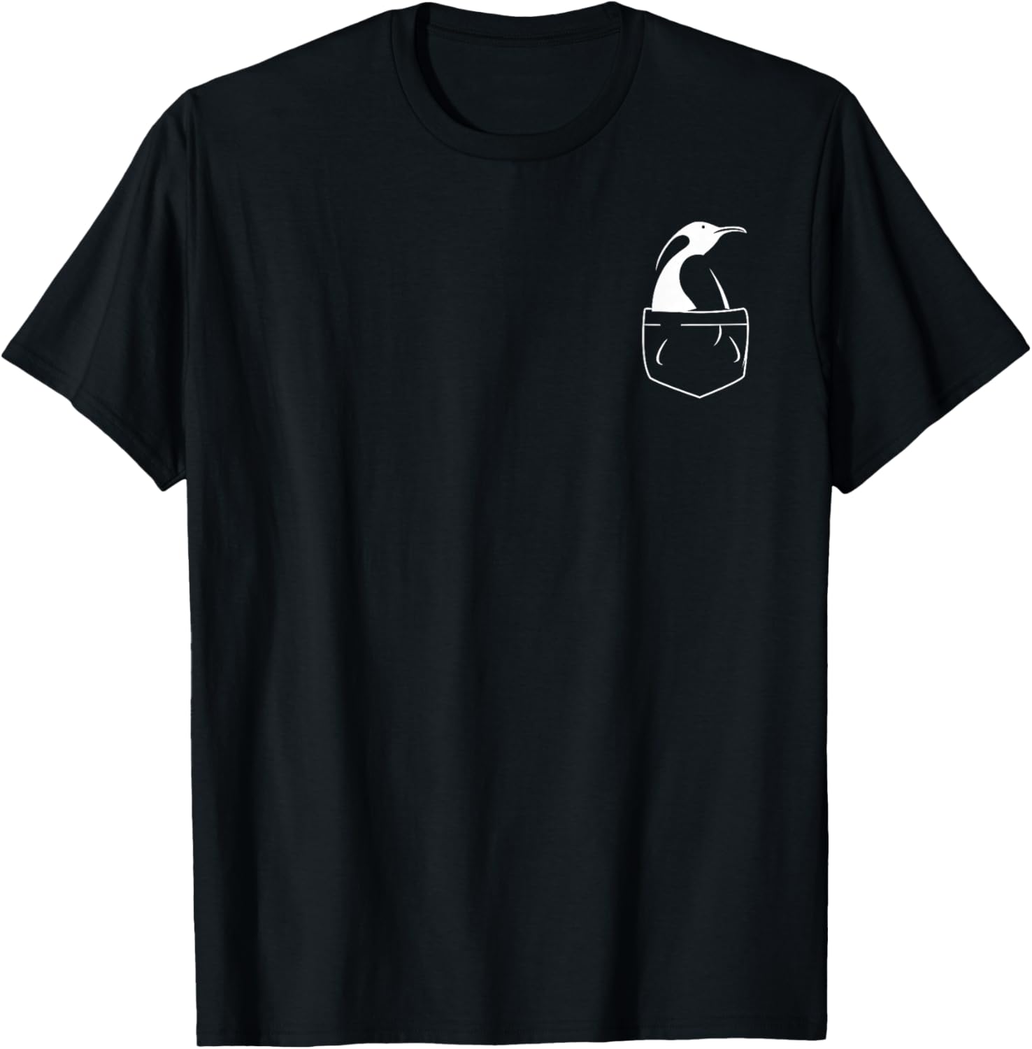 Penguin Logo Pocket T-Shirt - T-Shirt | Black