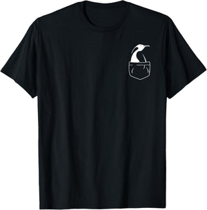 Penguin Logo Pocket T-Shirt - T-Shirt | Black