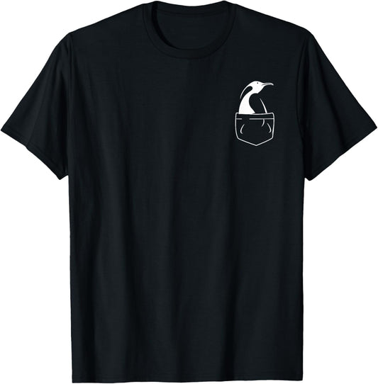 Penguin Logo Pocket T-Shirt - T-Shirt | Black