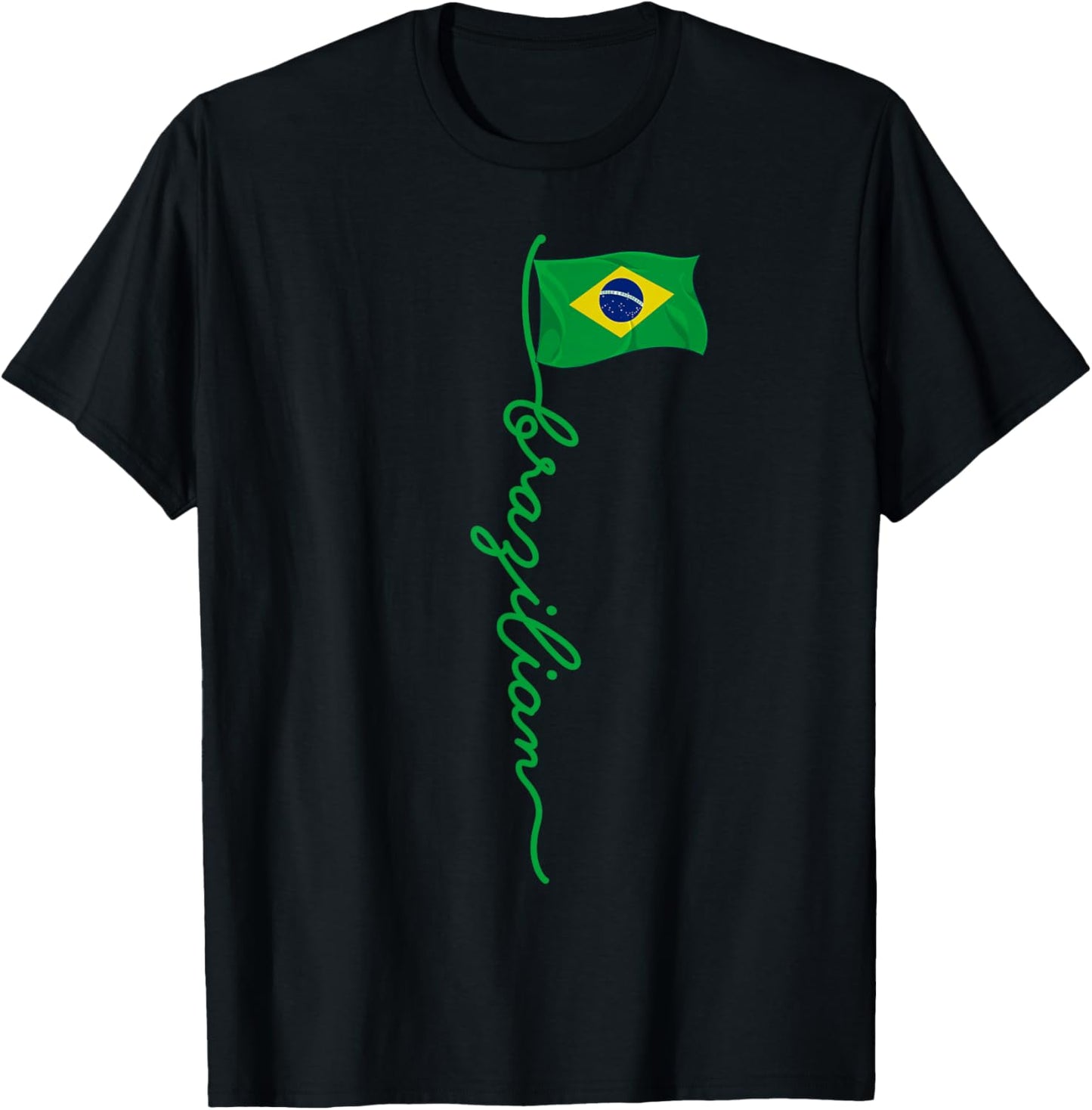 Brazil Signature Brazilian T-Shirt - T-Shirt | Black