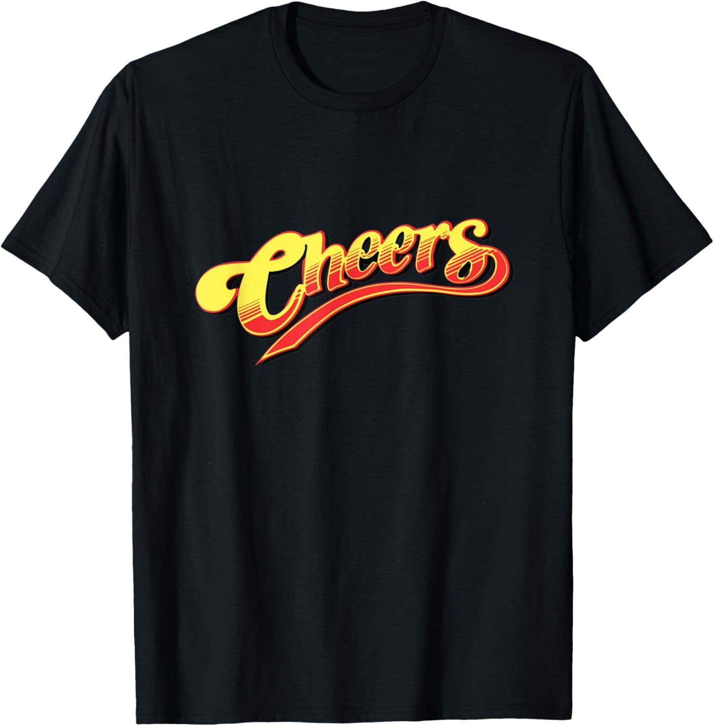 Cheers Bostons Retro Vintage T-Shirt - T-Shirt | Black