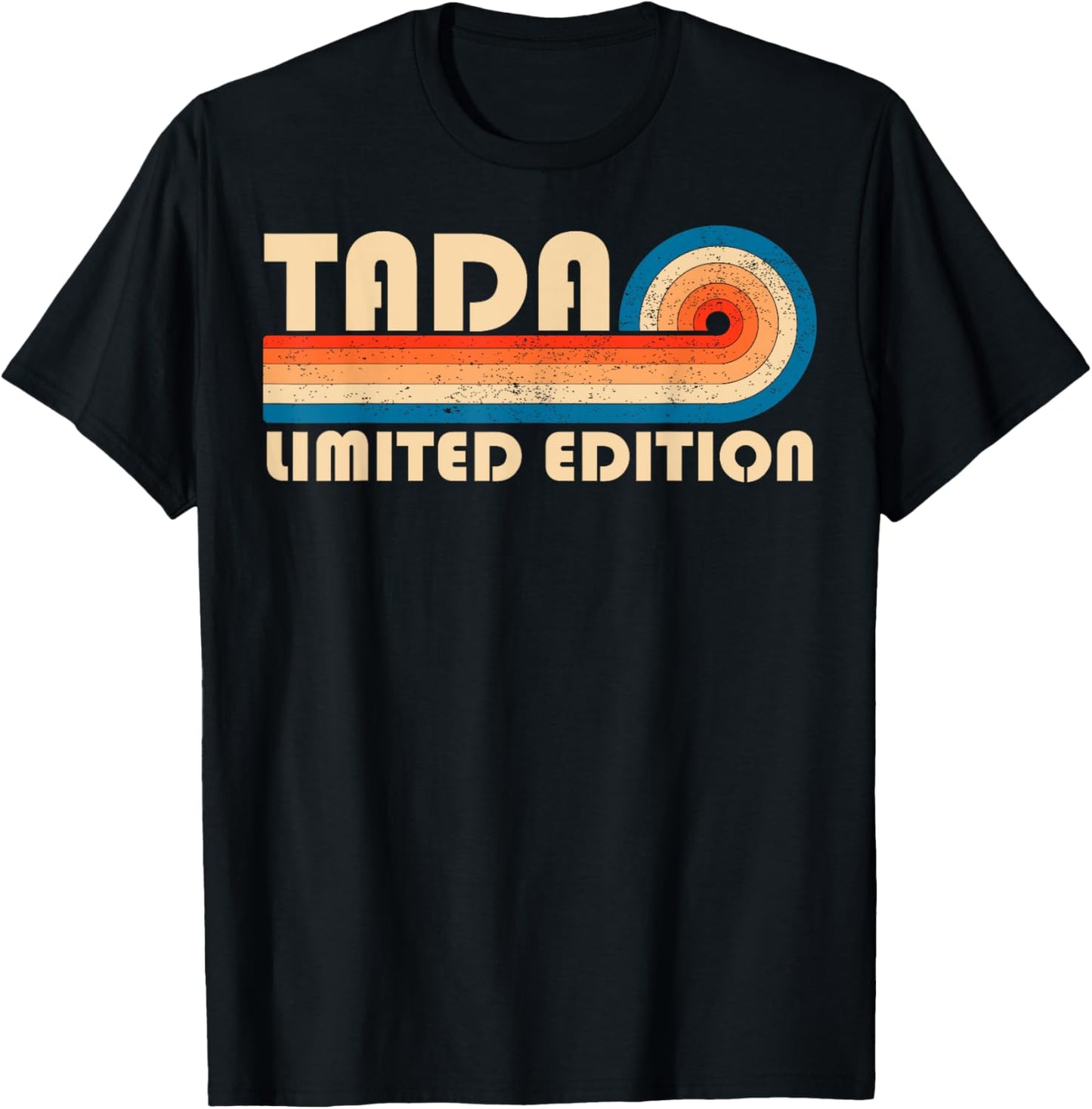 TADA Surname Retro Vintage 80s 90s Birthday Reunion T-Shirt - T-Shirt | Black