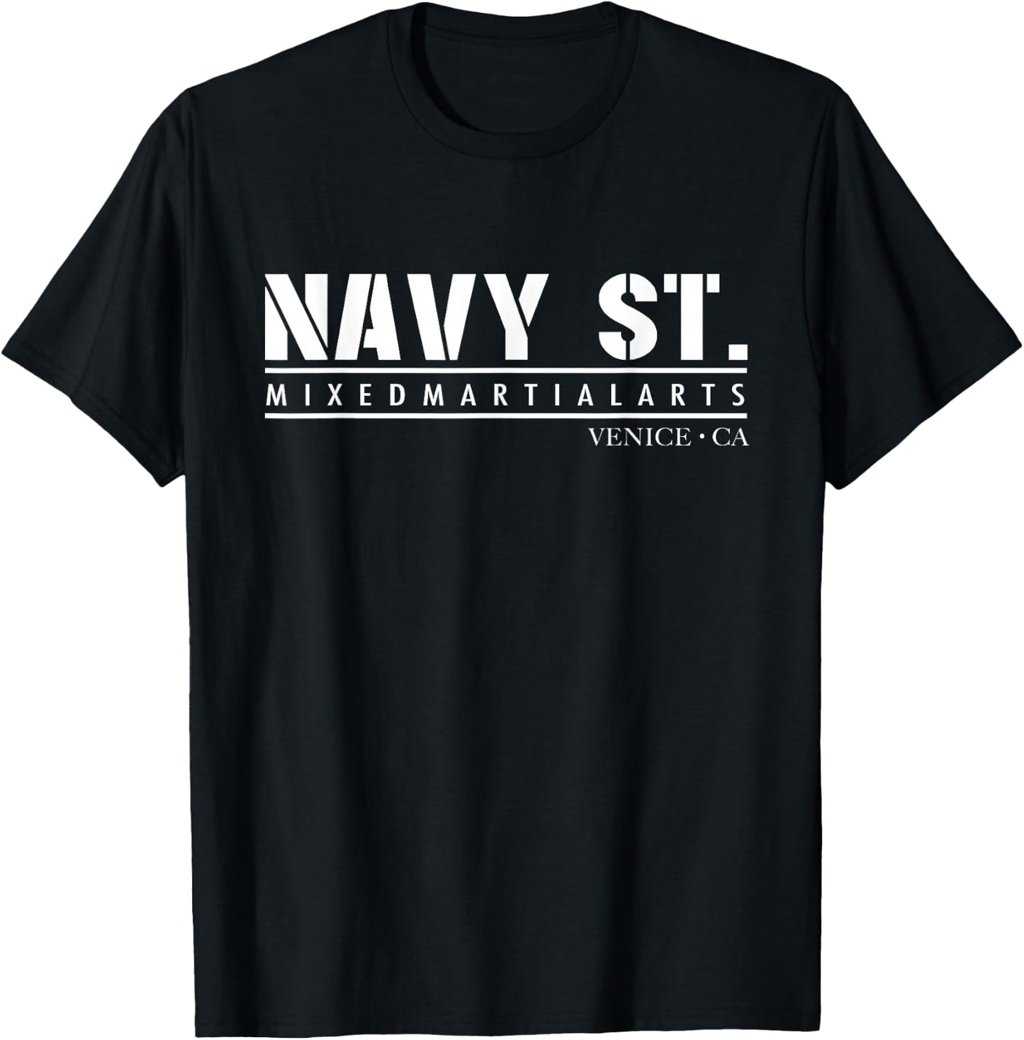 Navy Street MMA Mixed Martial Arts Official Fighting T-Shirt - T-Shirt | Black