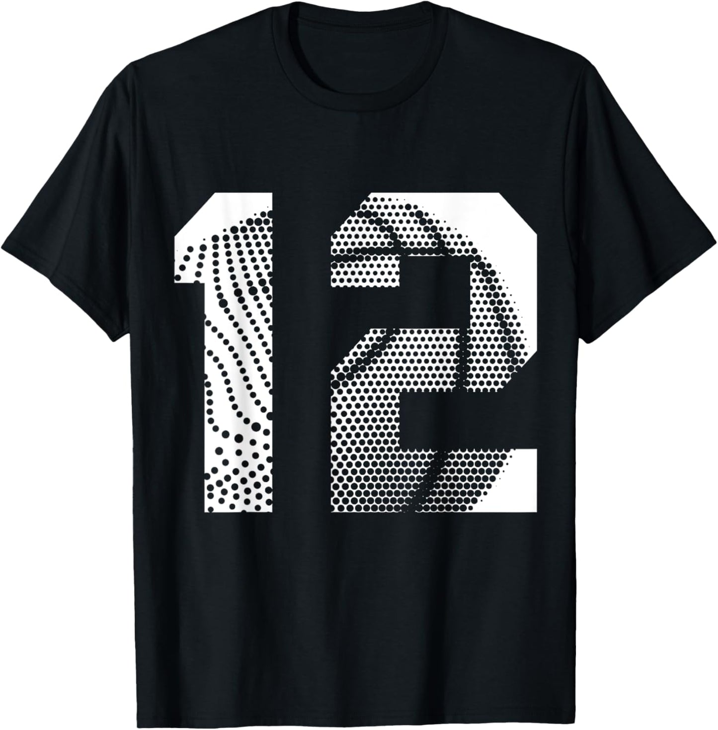 12th Birthday Boy Basketball Player Basketball 12 Years Old T-Shirt - T-Shirt | Black