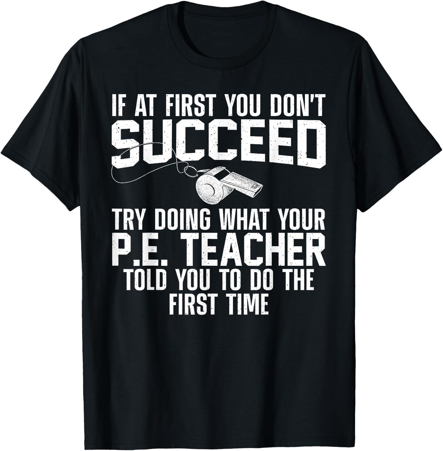 Best PE Teacher Art Women Physical Education Teacher T-Shirt - T-Shirt | Black