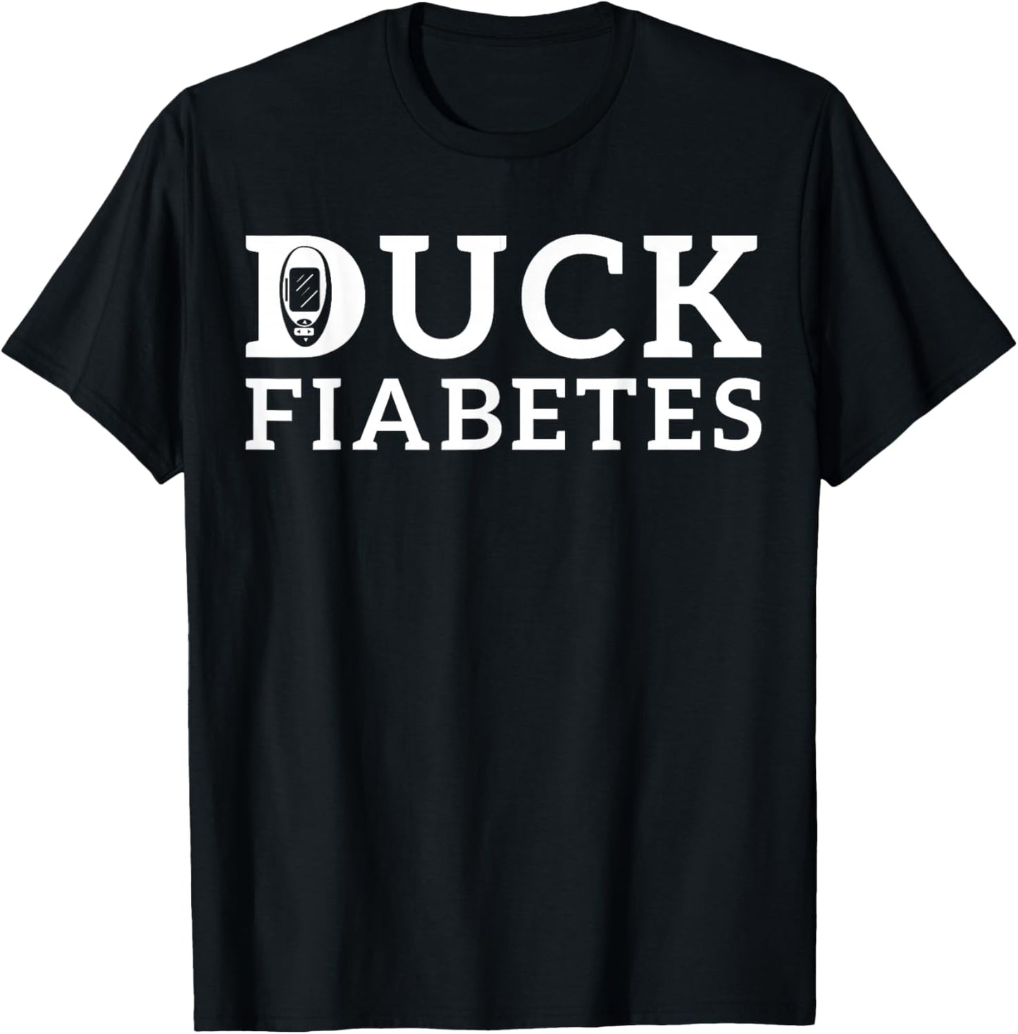 Duck Fiabetes Diabetes Awareness T-Shirt - T-Shirt | Black