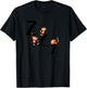 Monkey Graphic Pajama Top T-Shirt - T-Shirt | Black