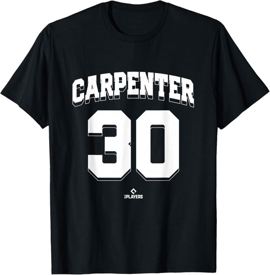 Kerry Carpenter 30 Detroit MLBPA T-Shirt - T-Shirt | Black