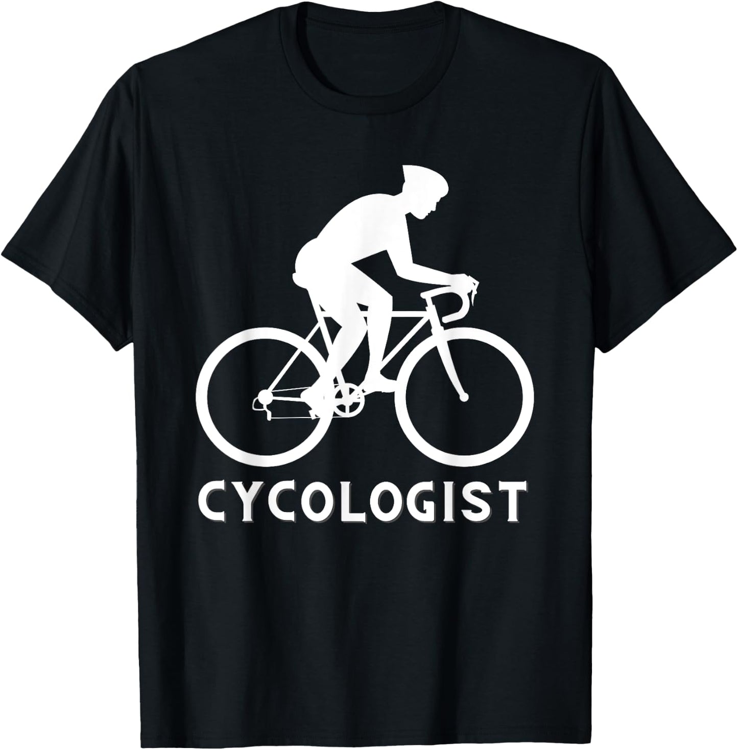 Cycologist - Funny Cycling Cyclist & Racing Bicycle T-Shirt - T-Shirt | Black