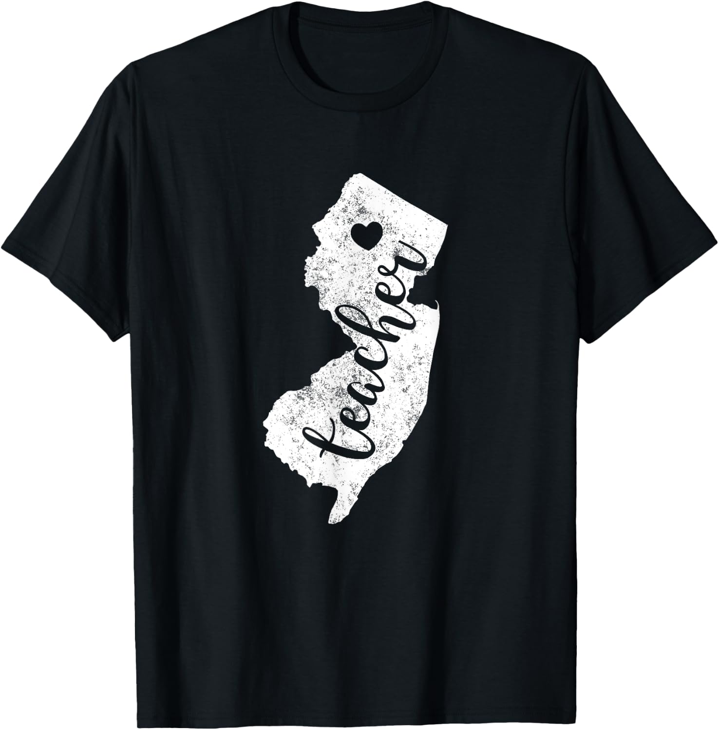 Teacher Red For Ed New Jersey Public Education Men Women Kids T-Shirt - T-Shirt | Black
