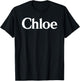 Chloe Name Women Cute Girl Elegant Female Love Handwriting T-Shirt - T-Shirt | Black