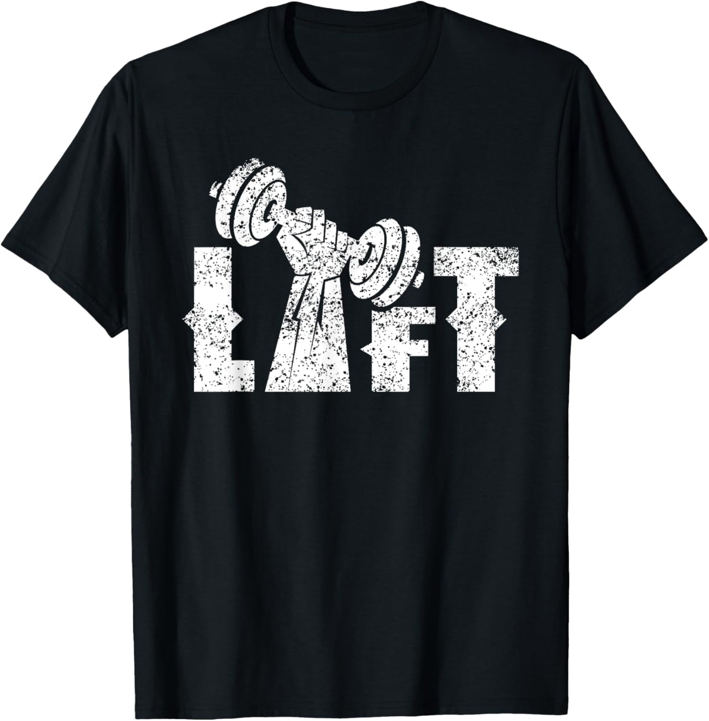 Lift Workout Weightlifting Gym Lifting T-Shirt - T-Shirt | Black
