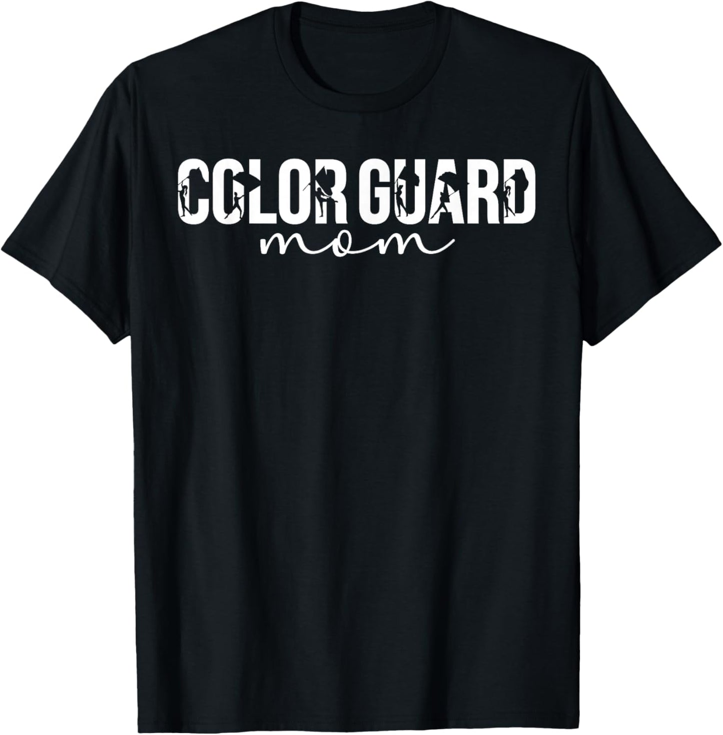 Color Guard Mom Of A Color Guard Member Guard Mama T-Shirt - T-Shirt | Black