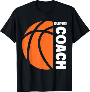 Super entraineur Basket-ball sport coach de basket T-Shirt - T-Shirt | Black