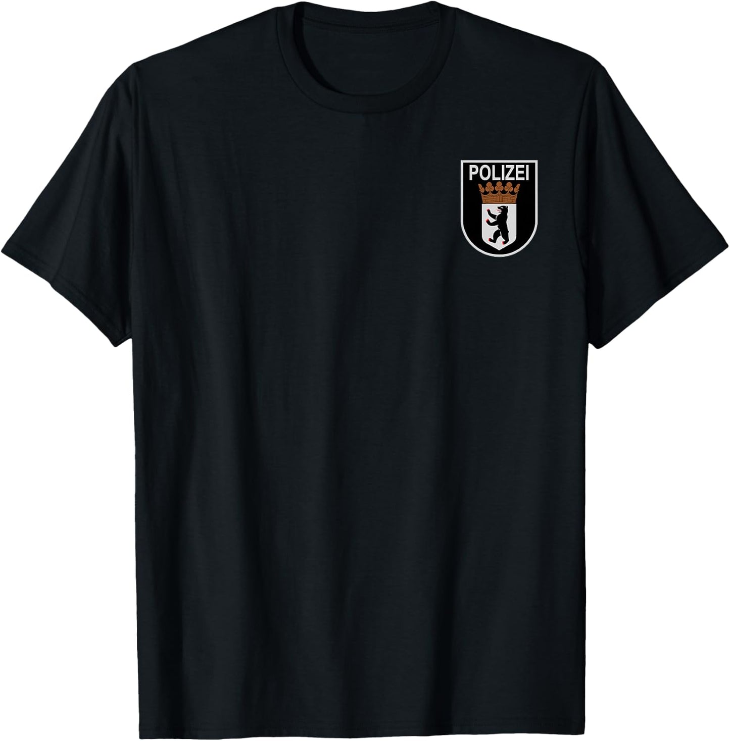 Germany Berlin Police Polizei T-Shirt - T-Shirt | Black