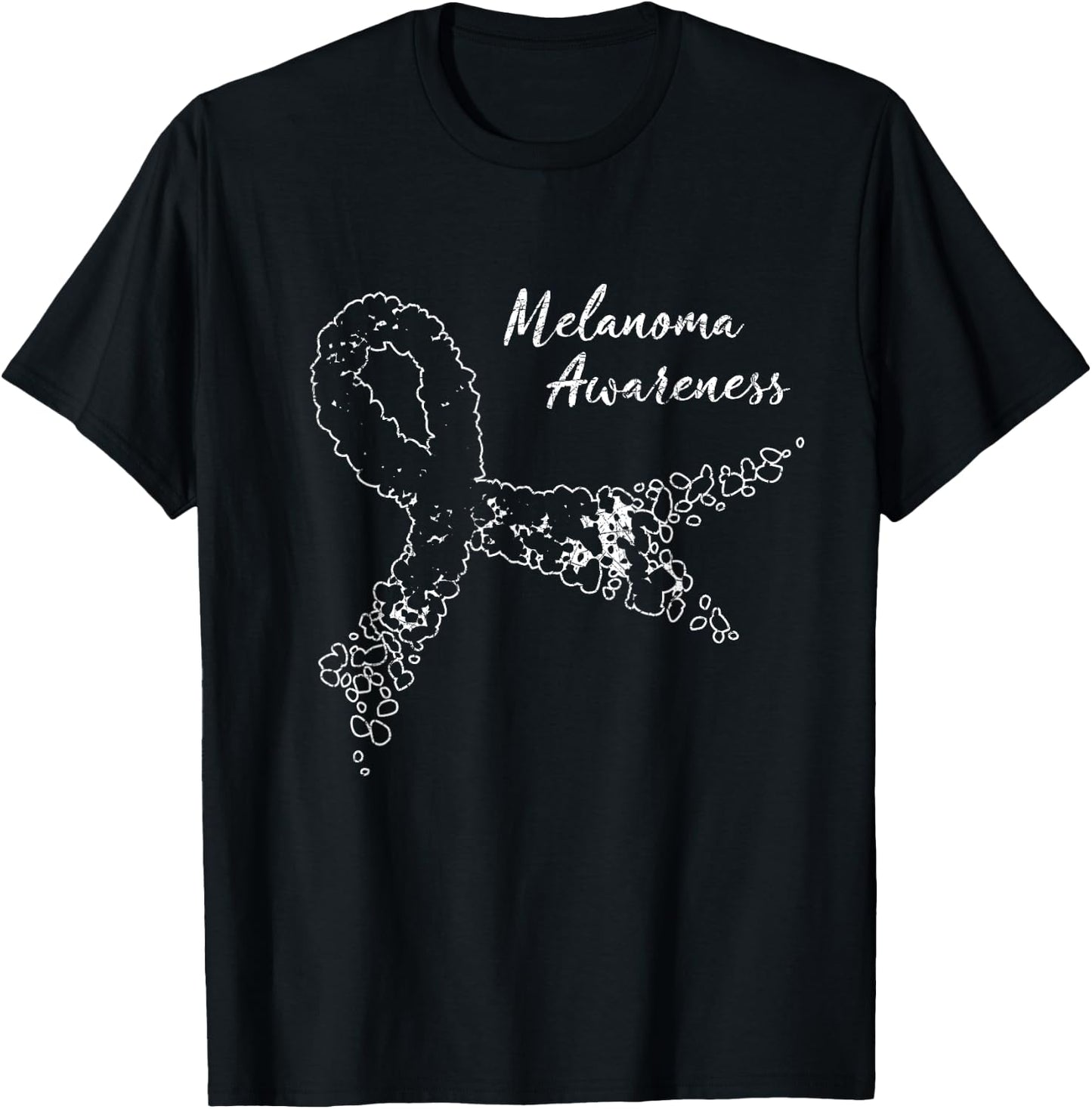 Melanoma Awareness Skin Cancer Awareness T-Shirt - T-Shirt | Black