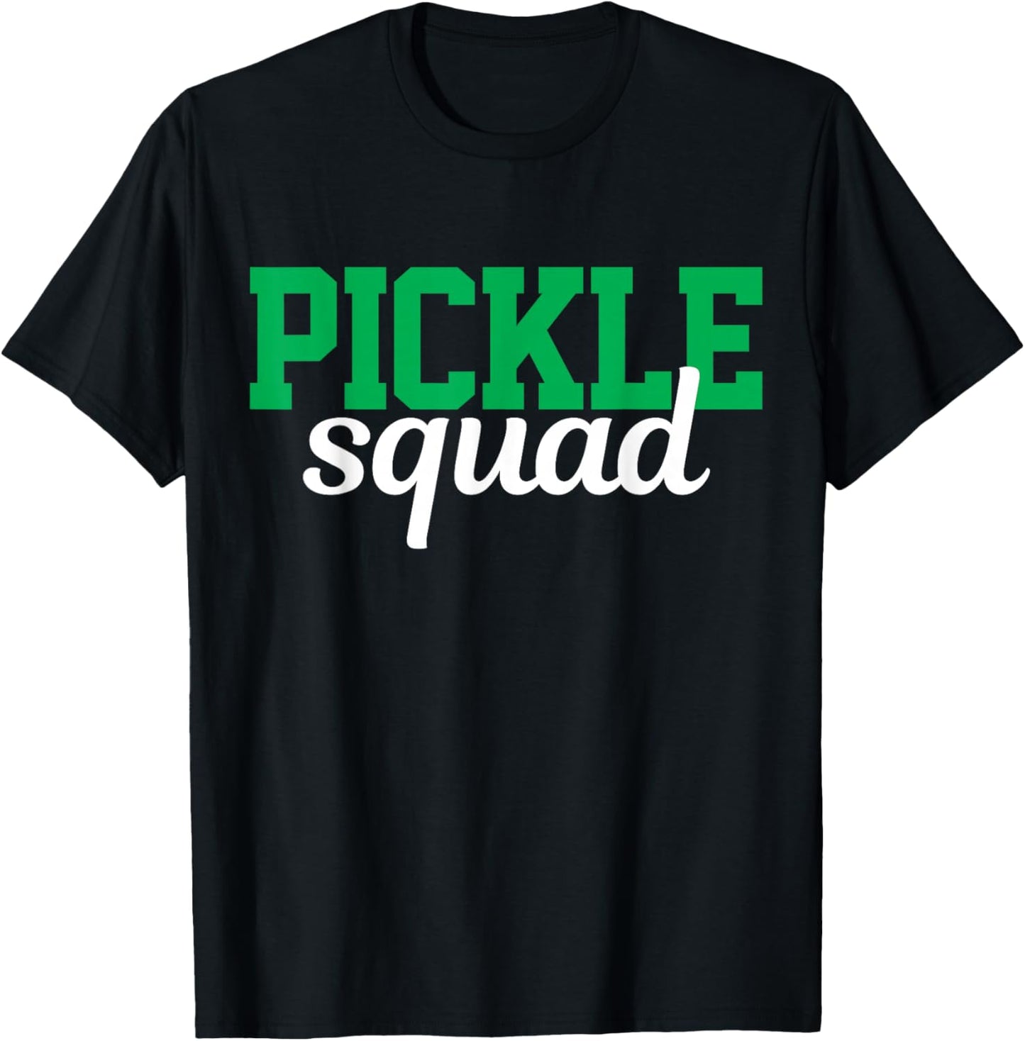 Pickle Squad Vegan Gift T-Shirt - T-Shirt | Black