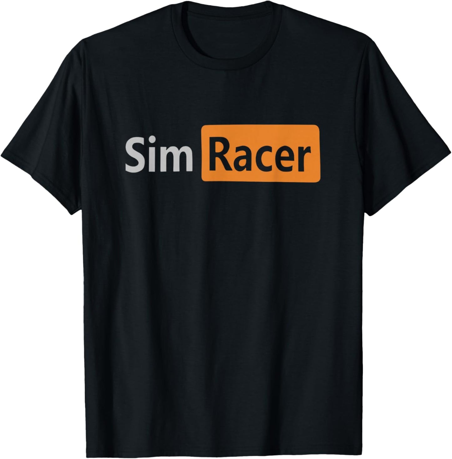 Sim Racing Cockpit Sim Racing Rig Sim Racing Seat Setup , Small, Black T-Shirt - T-Shirt | Black