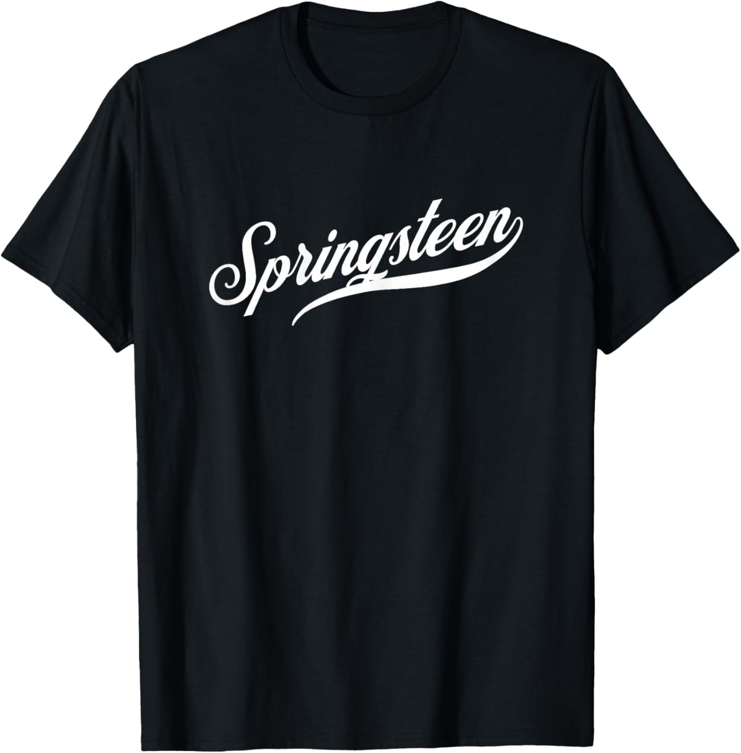 Woman Girls Funny Humour Gift First Name Springsteen T-Shirt - T-Shirt | Black