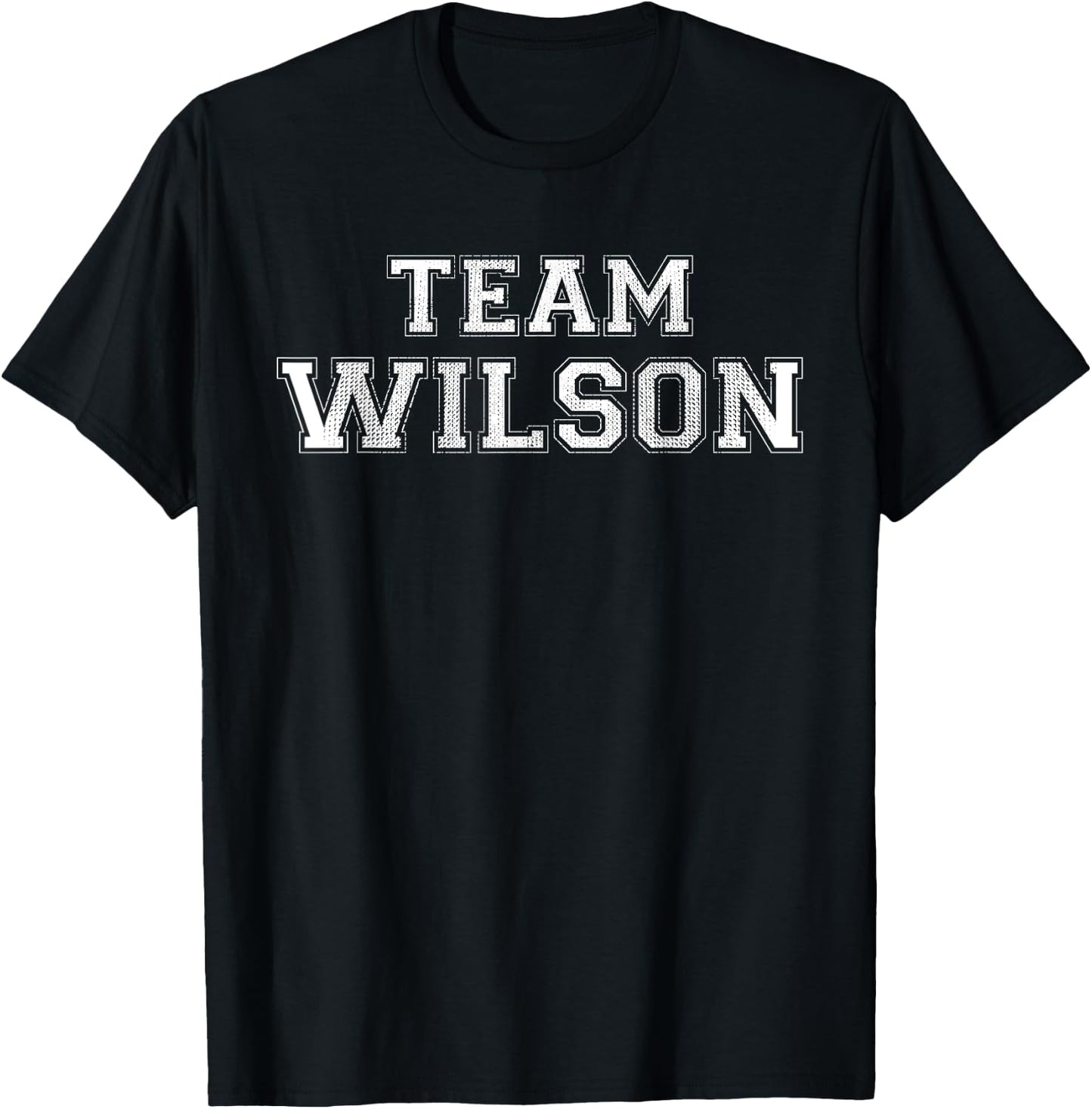 Funny Family Sports Team Wilson Last Name Wilson T-Shirt - T-Shirt | Black