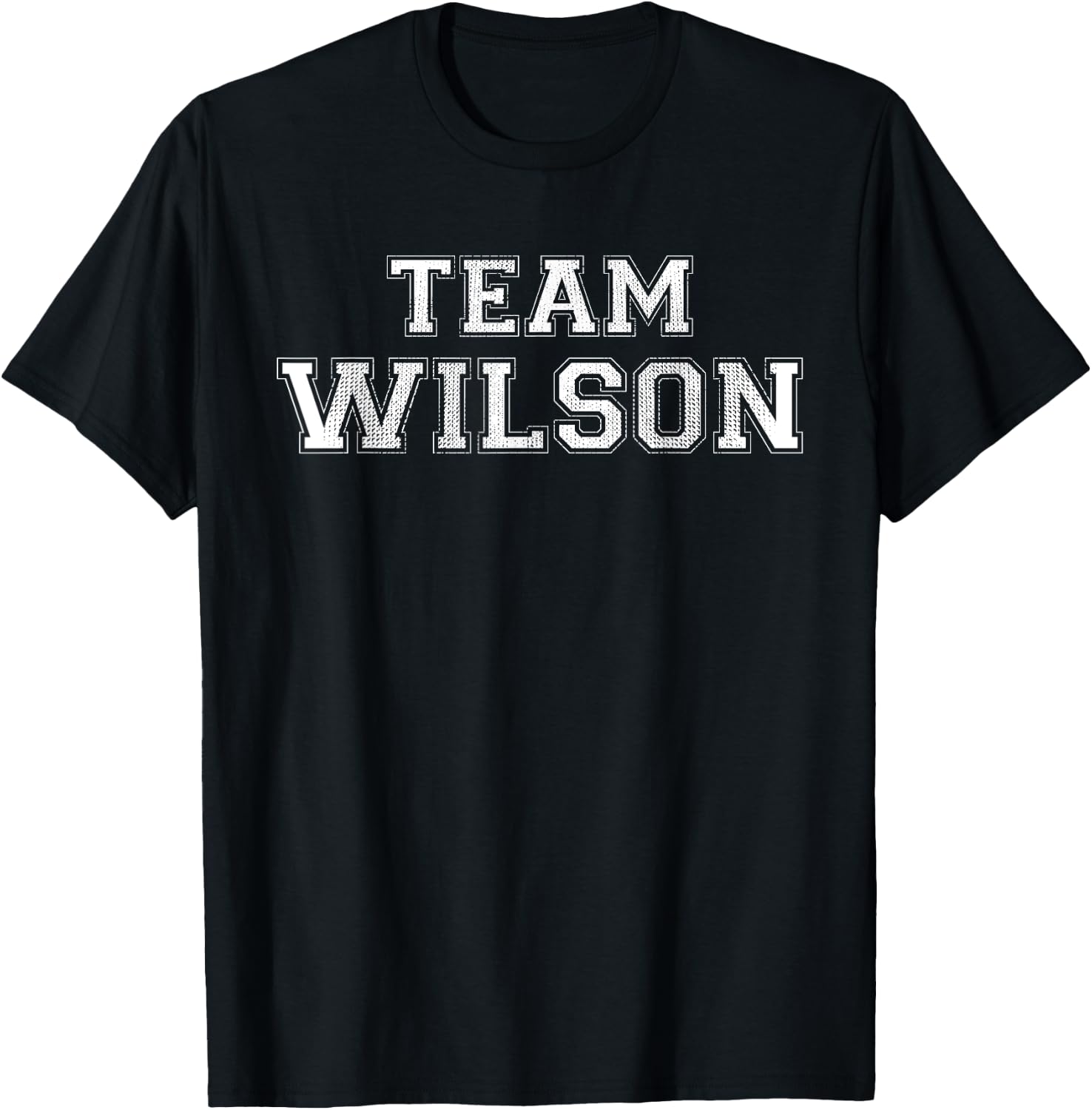 Funny Family Sports Team Wilson Last Name Wilson T-Shirt - T-Shirt | Black