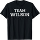 Funny Family Sports Team Wilson Last Name Wilson T-Shirt - T-Shirt | Black