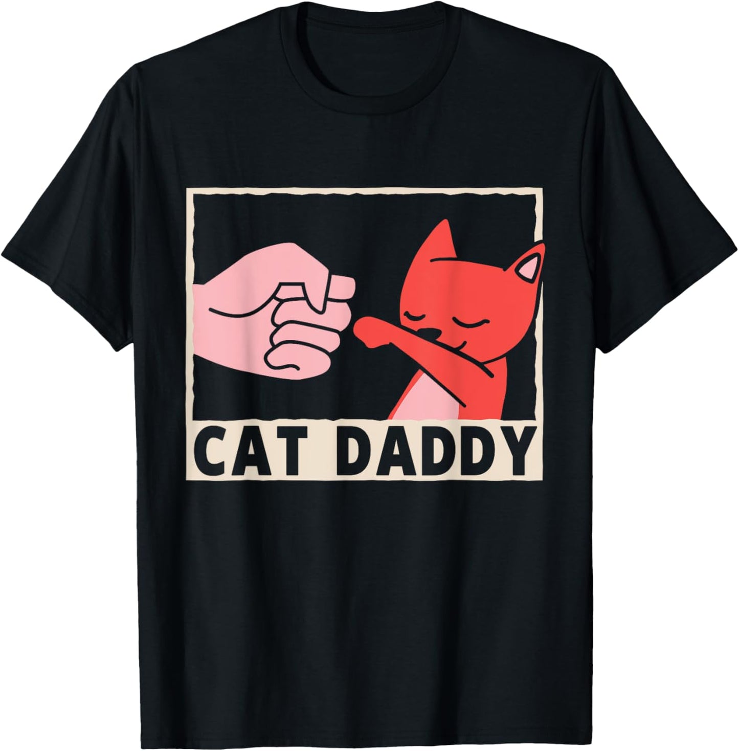 Cat Daddy Cat Dad Women Kids T-Shirt - T-Shirt | Black