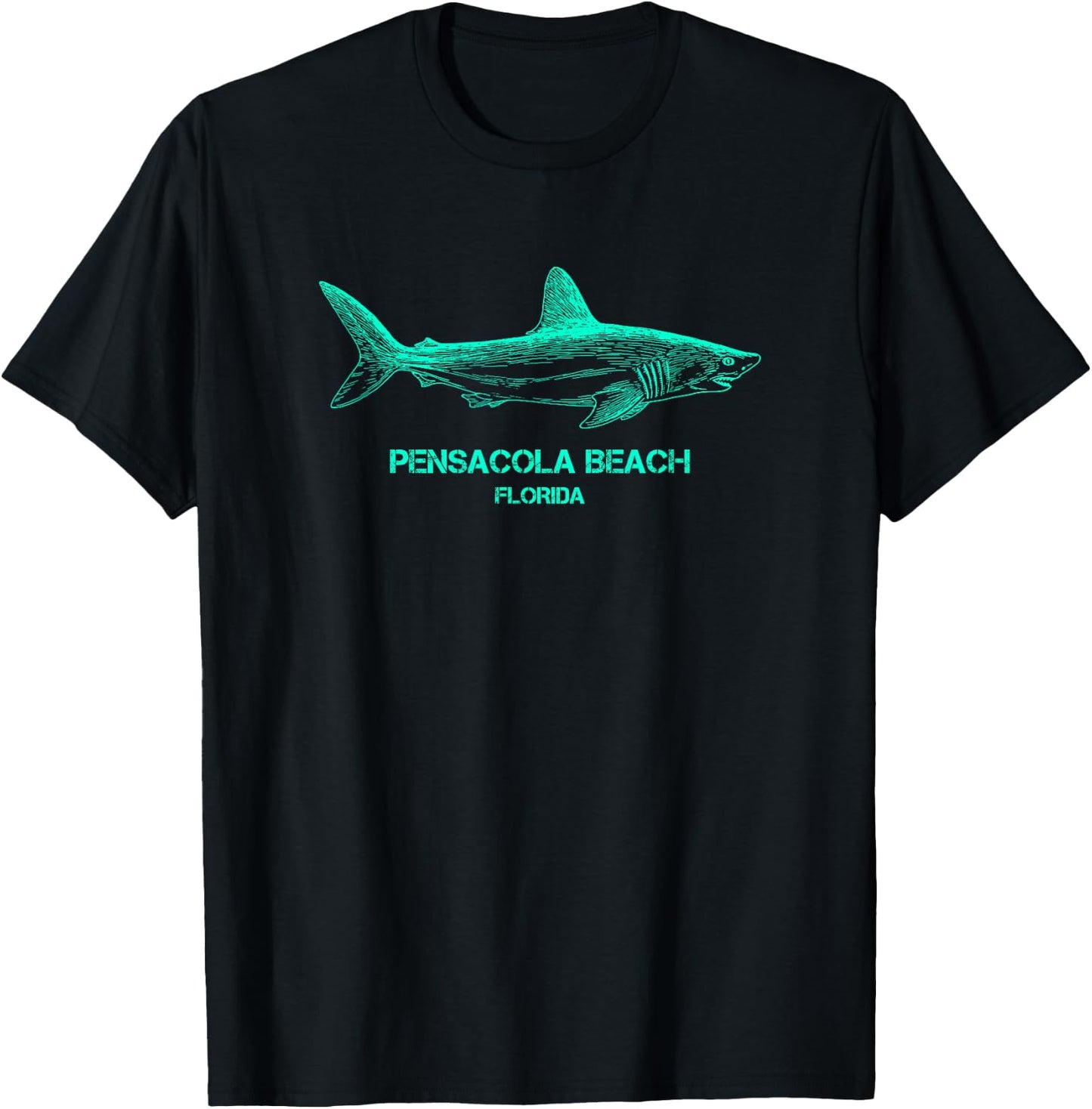 Pensacola Beach Florida T-Shirt - T-Shirt | Black